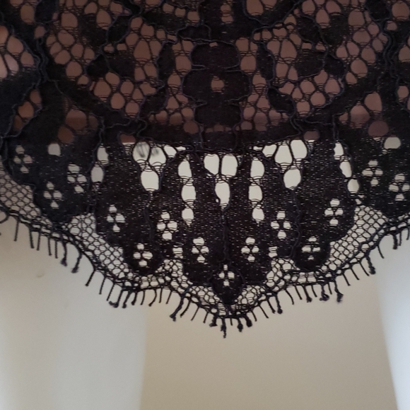 LOFT black lace evening dress 👗 🖤 - Picture 5 of 10